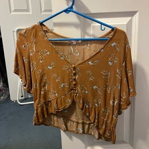 Floral Crop Top